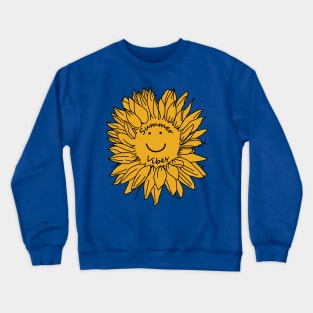 Summer Vibes Yellow Sunflower Crewneck Sweatshirt